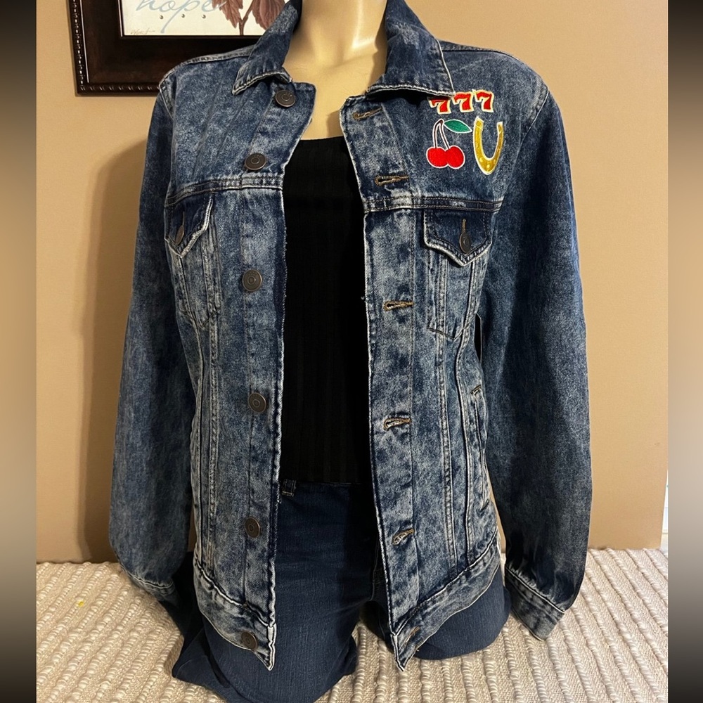 NWT - Adam Levine Palm Hotel & Casino Las Vegas Denim Jacket